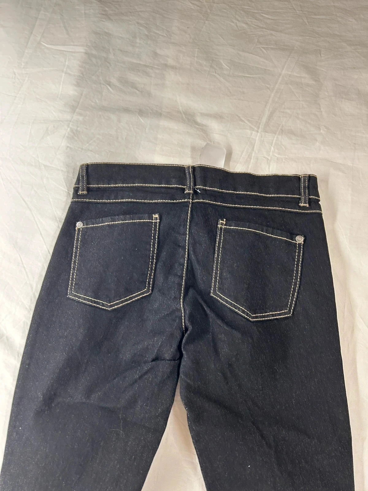 Zwarte skinny jeans in de ruwe versie van Tissaia – photo 8